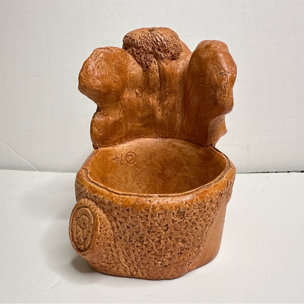 VTG 1974 Elephant Planter Terra Cotta in Color Unknown Material & Maker - Picture 4 of 11